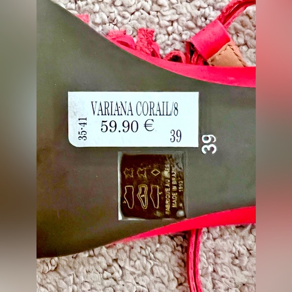 SAN MARINA SANDALS “Variana Corail/8” in POPPY PINK🌺 (Size: 39) **BRAND NEW!🎁👡** - Picture 5 of 5